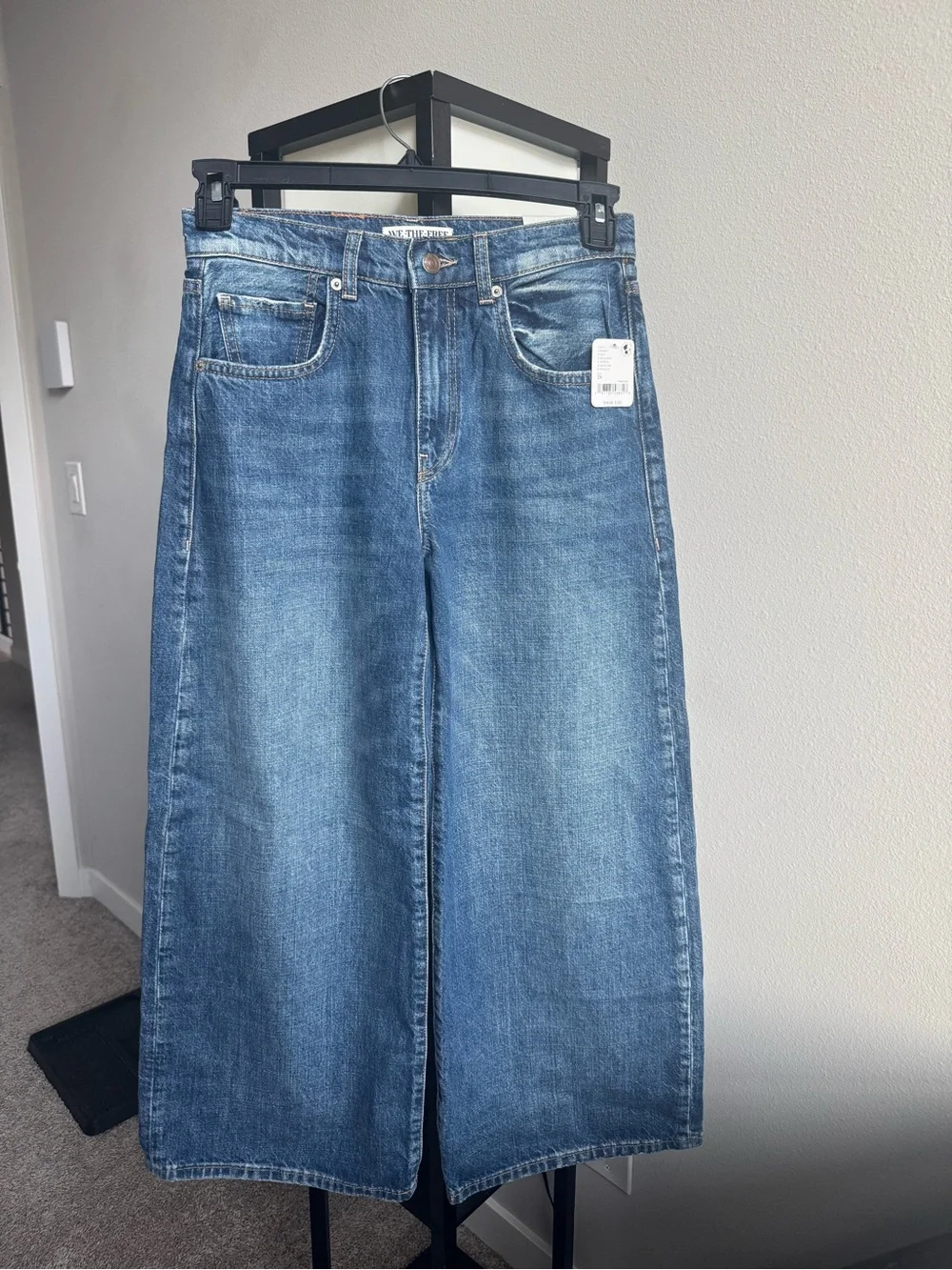 Misha Wide Barrel Leg Jeans - We The Free- 26 - Picture 1 of 5
